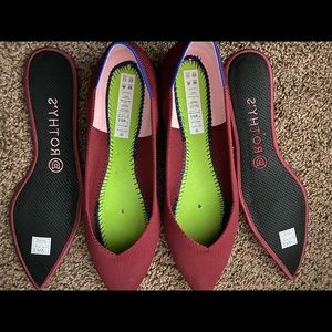 Rothy’s cinnamon points in 9.5